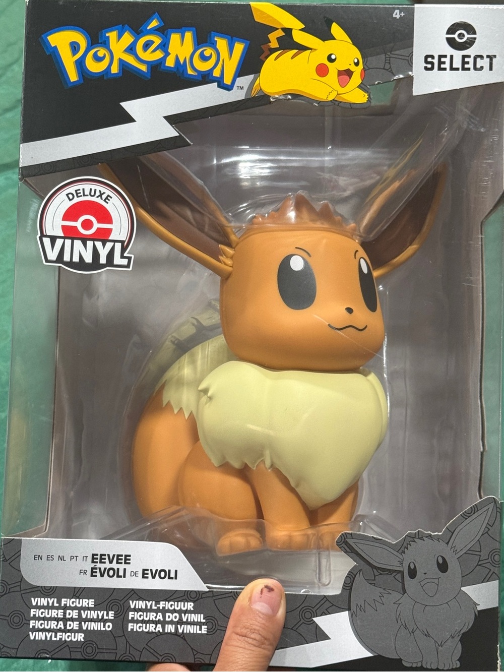 Pokémon Eevee Deluxe Vinyl Figure - Brown & Cream
